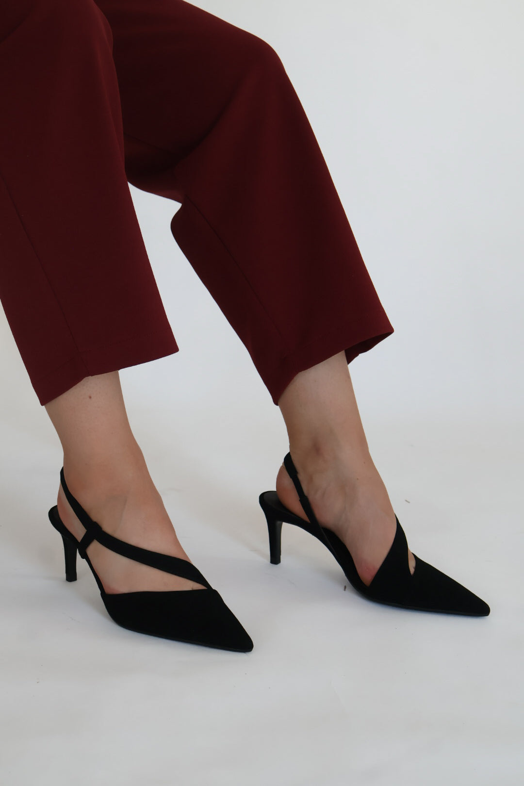 Lodi - Naltom Black Strap Slingback