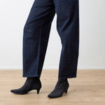 Paul Green - 8288 Navy Kitten Heel Ankle Boot
