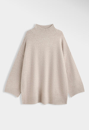 Anna - Beige Knit Jumper