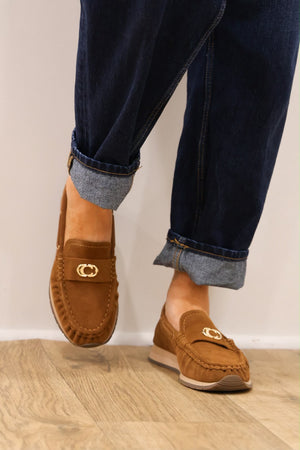 Carmela - 164236 Tan Loafer