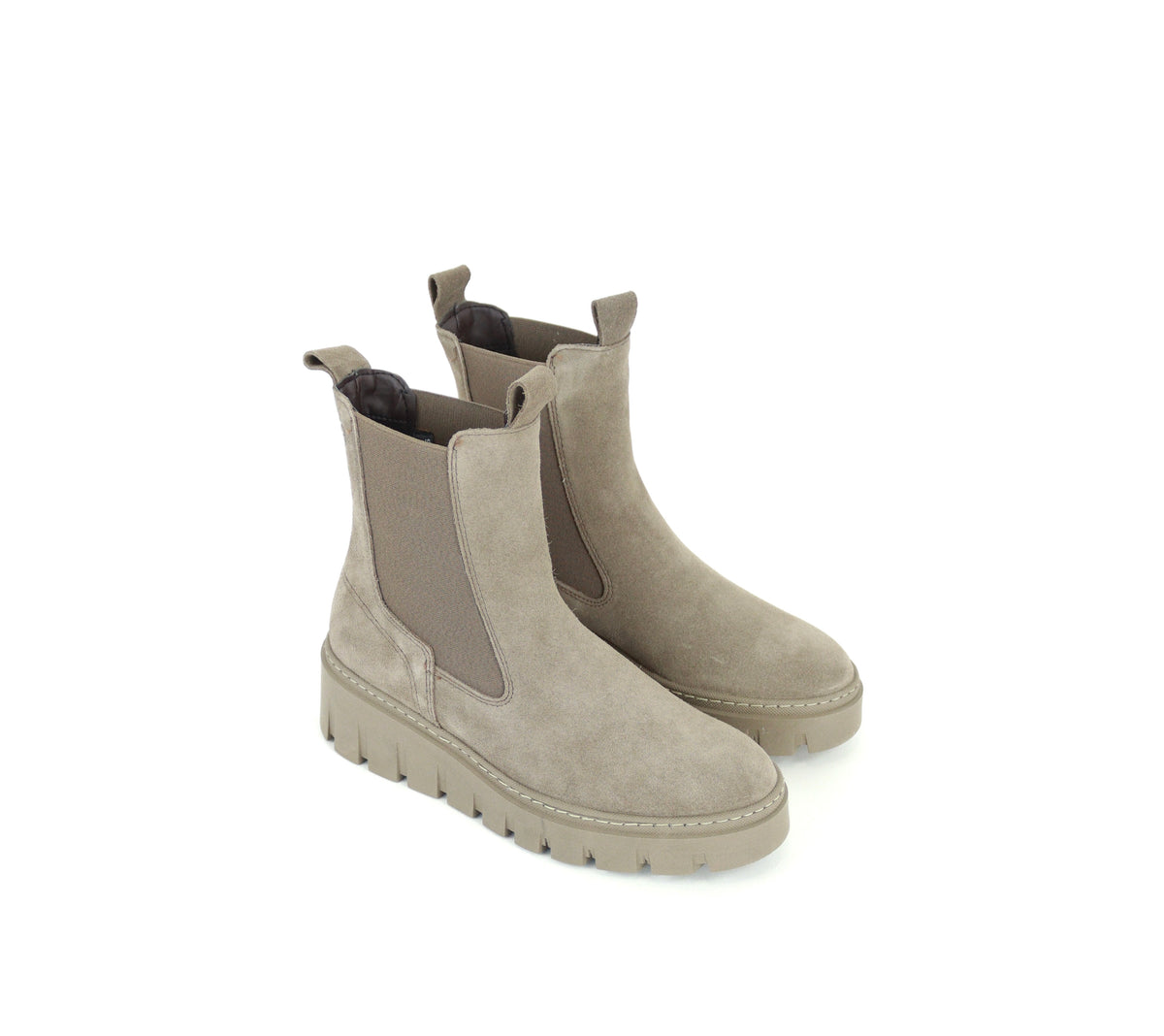 Tamaris - 25489 Taupe Suede Chelsea Boot