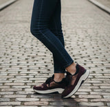 Remonte - D3V01 Burgundy Stretch Trainer
