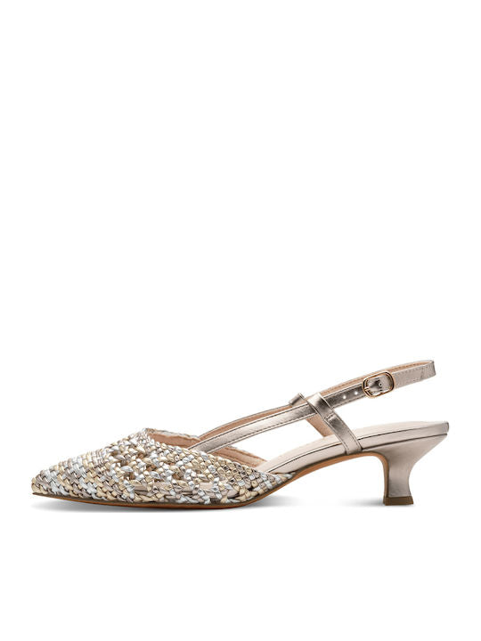 Marco Tozzi - 29502 Metallic Woven Slingback