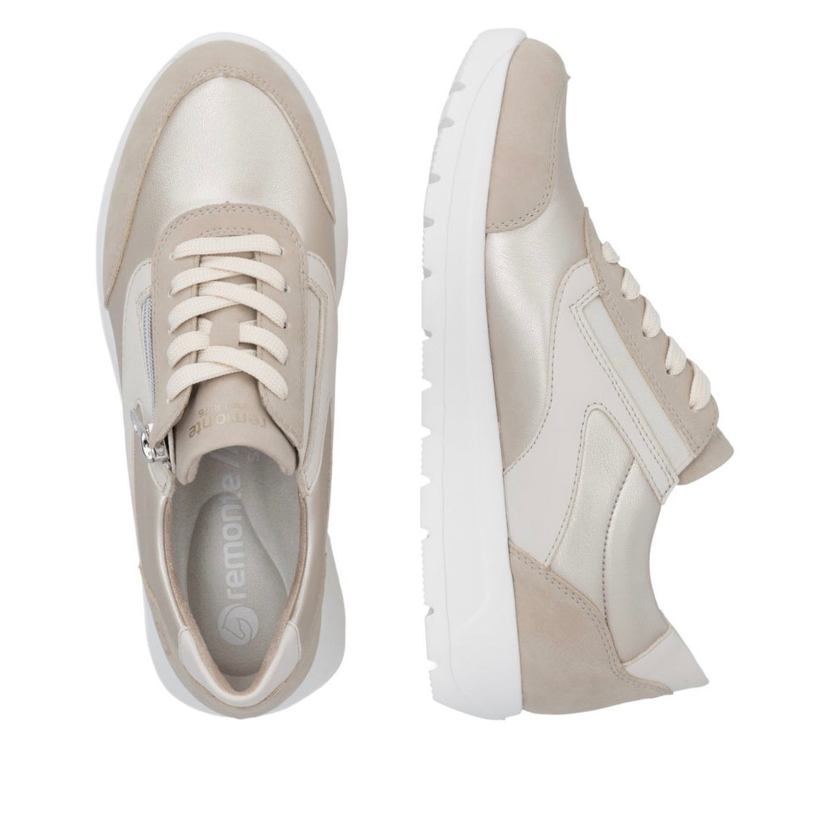 Remonte - D2V02 Gold Zip Trainer