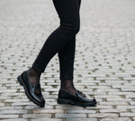 Rieker - 45553 Black Buckle Loafer