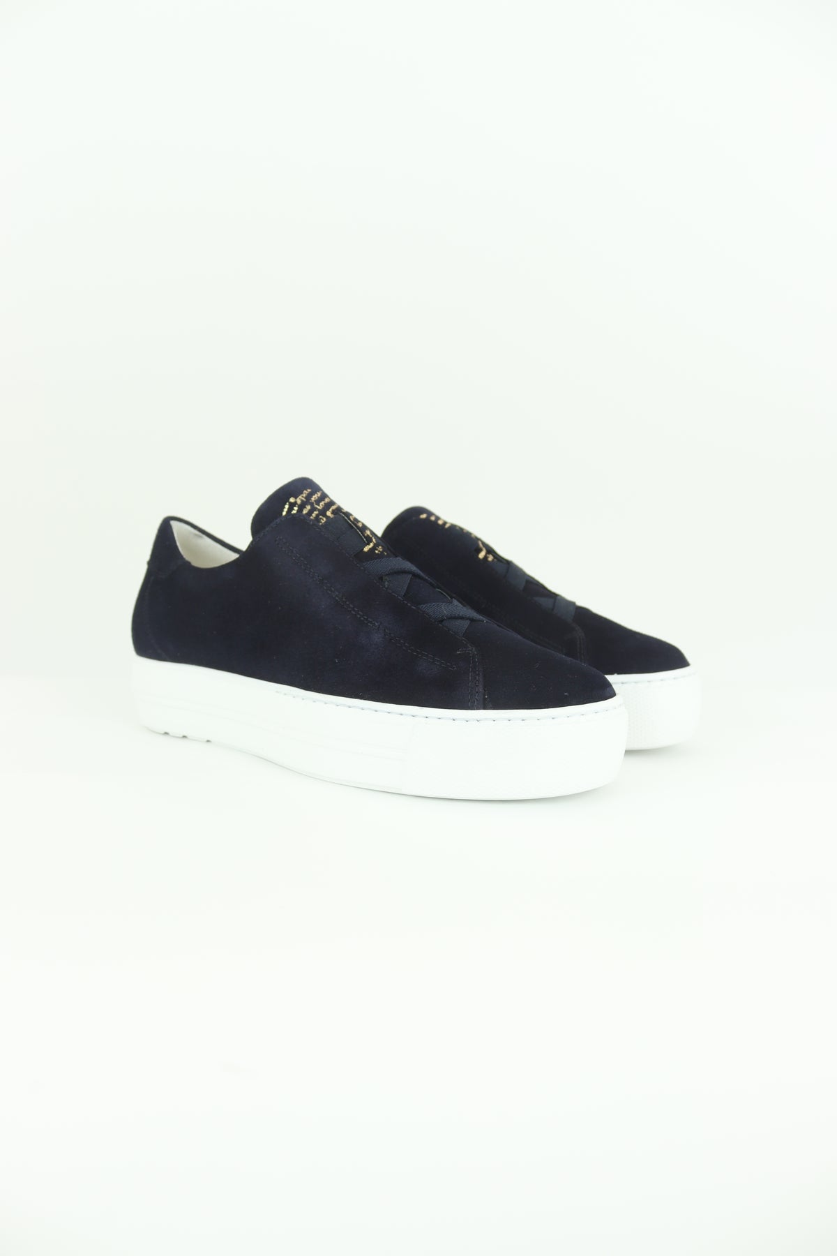 Paul Green - 5529 Navy Elastic Trainer