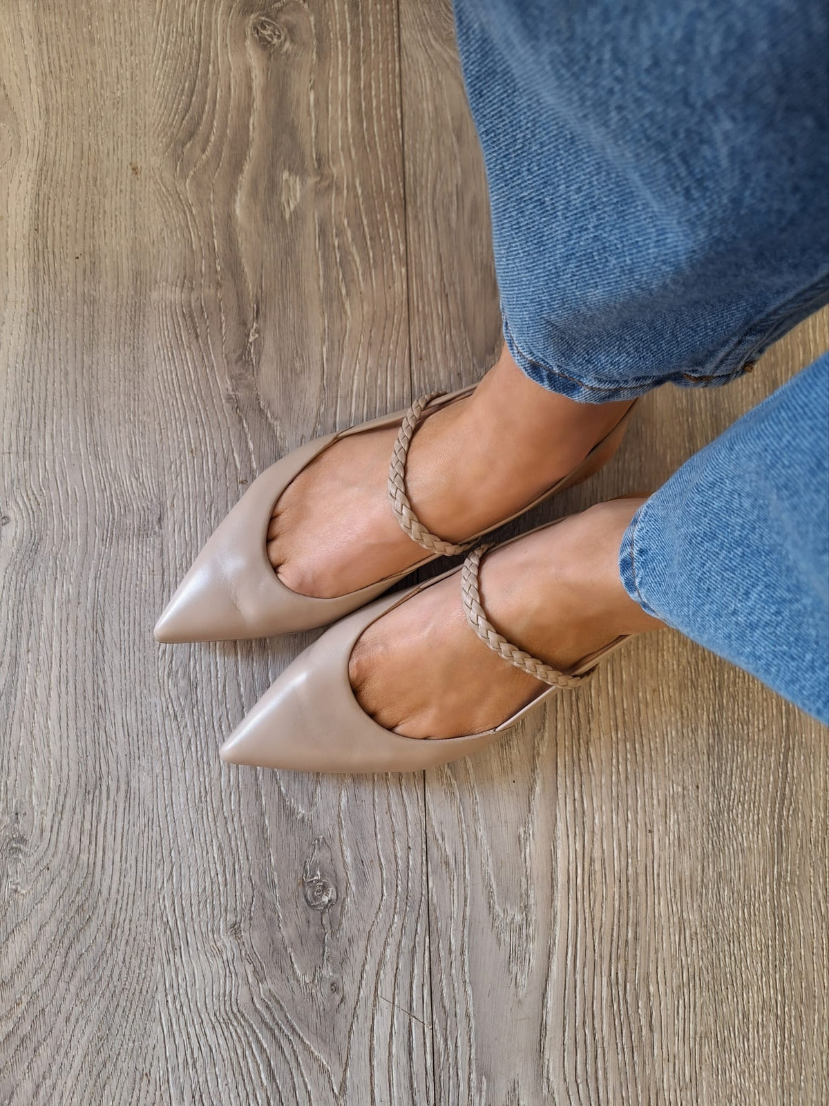 Pomme Dor - 1204 Beige Slingback