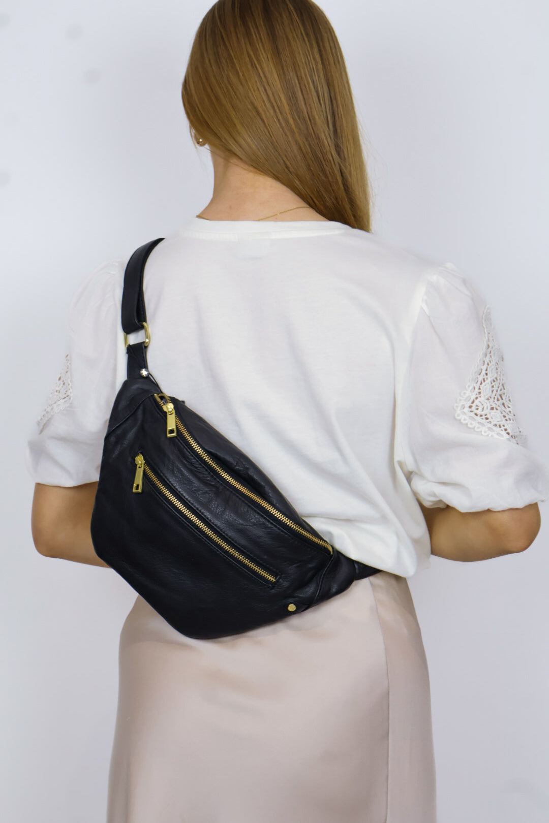 Depeche - 12346 Black Bum Bag
