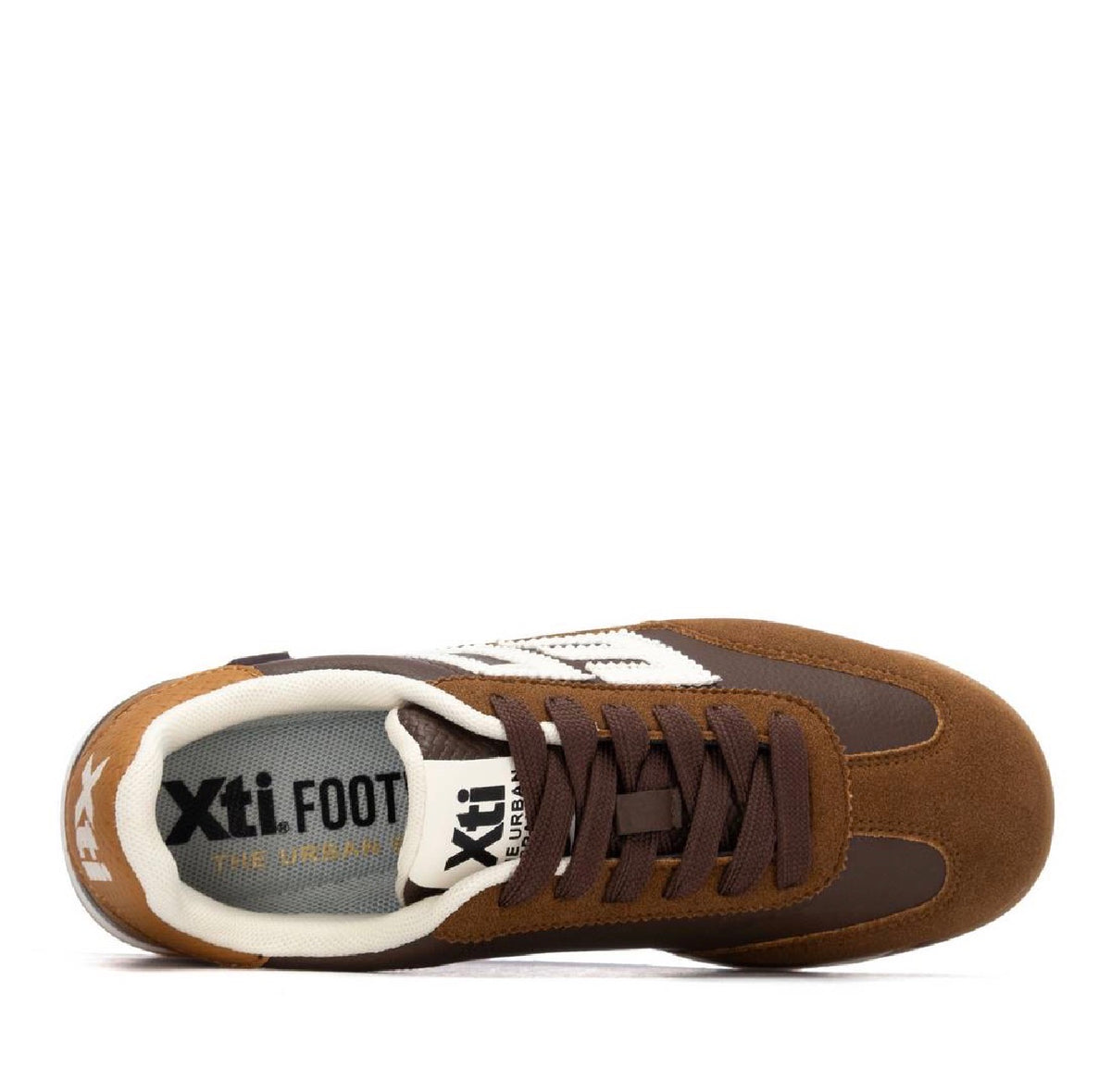 XTI - 140518 Brown Retro Trainer