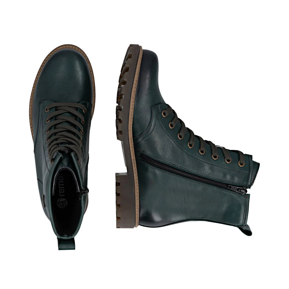 Remonte - D3C70 Green Biker Boot