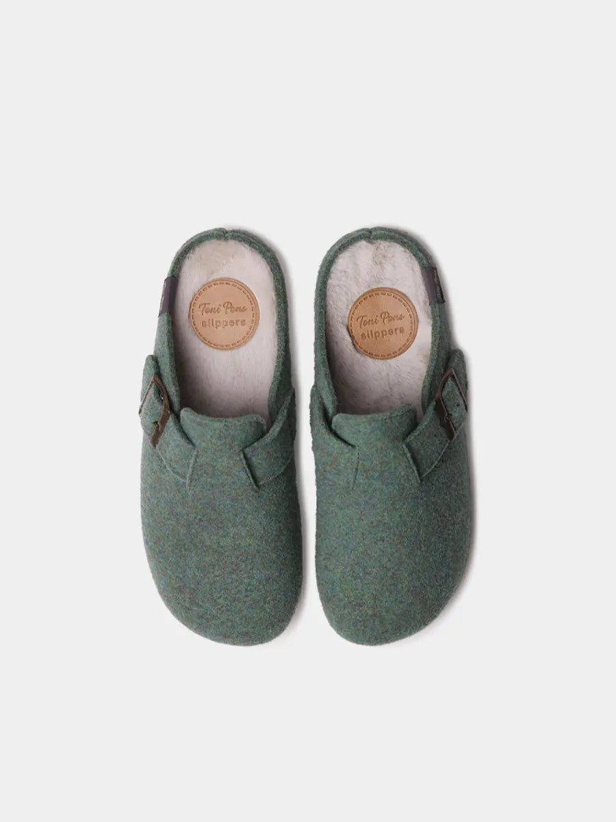 Toni Pons - Mima Sage Green Slipper
