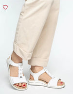 Ara - 34804 White Velcro Sandal