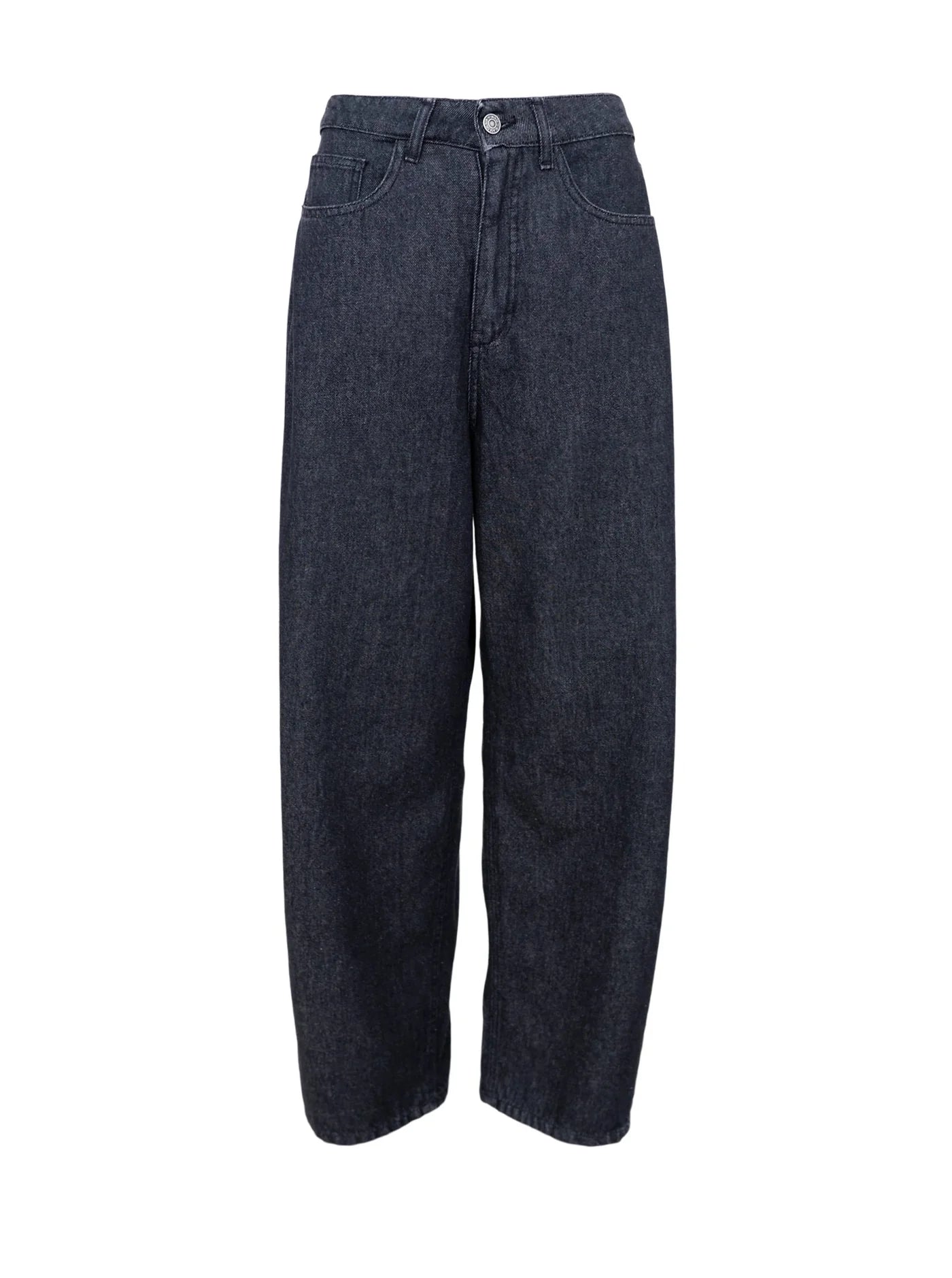 Black Colour - BCSIA Dark Denim Barrel Jeans