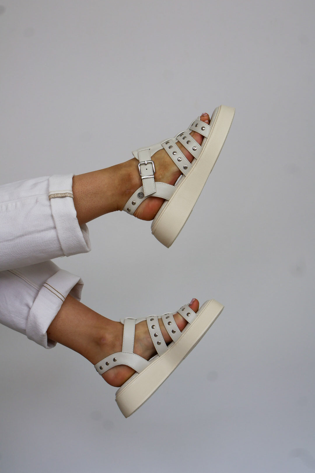 Xti - 145238 Cream Gladiator Sandal
