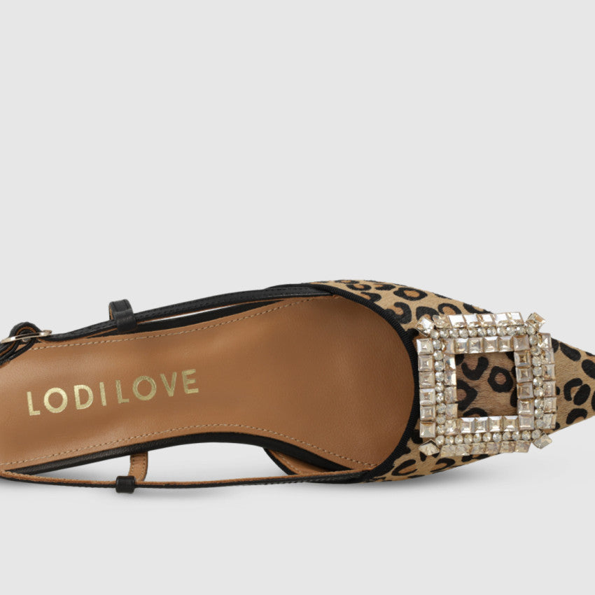 Lodi - BO5504 Leopard Slingback