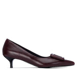 Xti - 146427 Burgundy Kitten Heel Court
