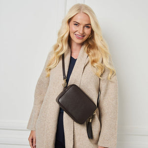 Elie Beaumont - Brown Crossbody Extra Strap Included