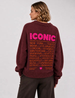 Anna - Burgundy Jumper [Preorder for End of September]