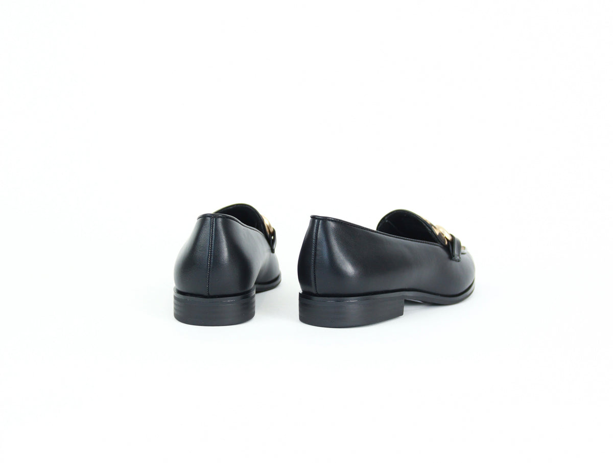 Marco Tozzi - 24216 Black and Leopard Loafer