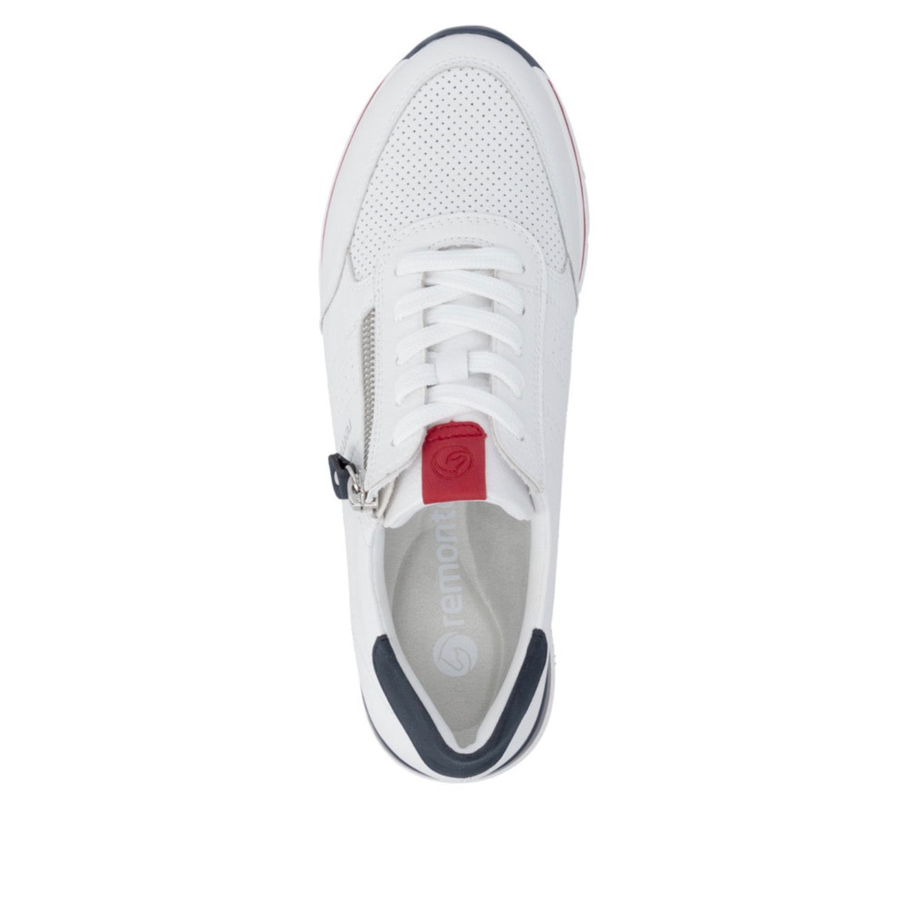 Remonte - R6705 White Pref Zip Trainer