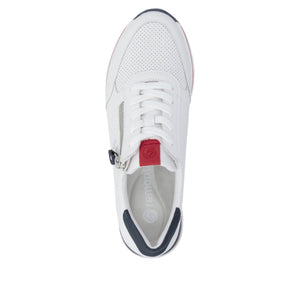 Remonte - R6705 White Pref Zip Trainer