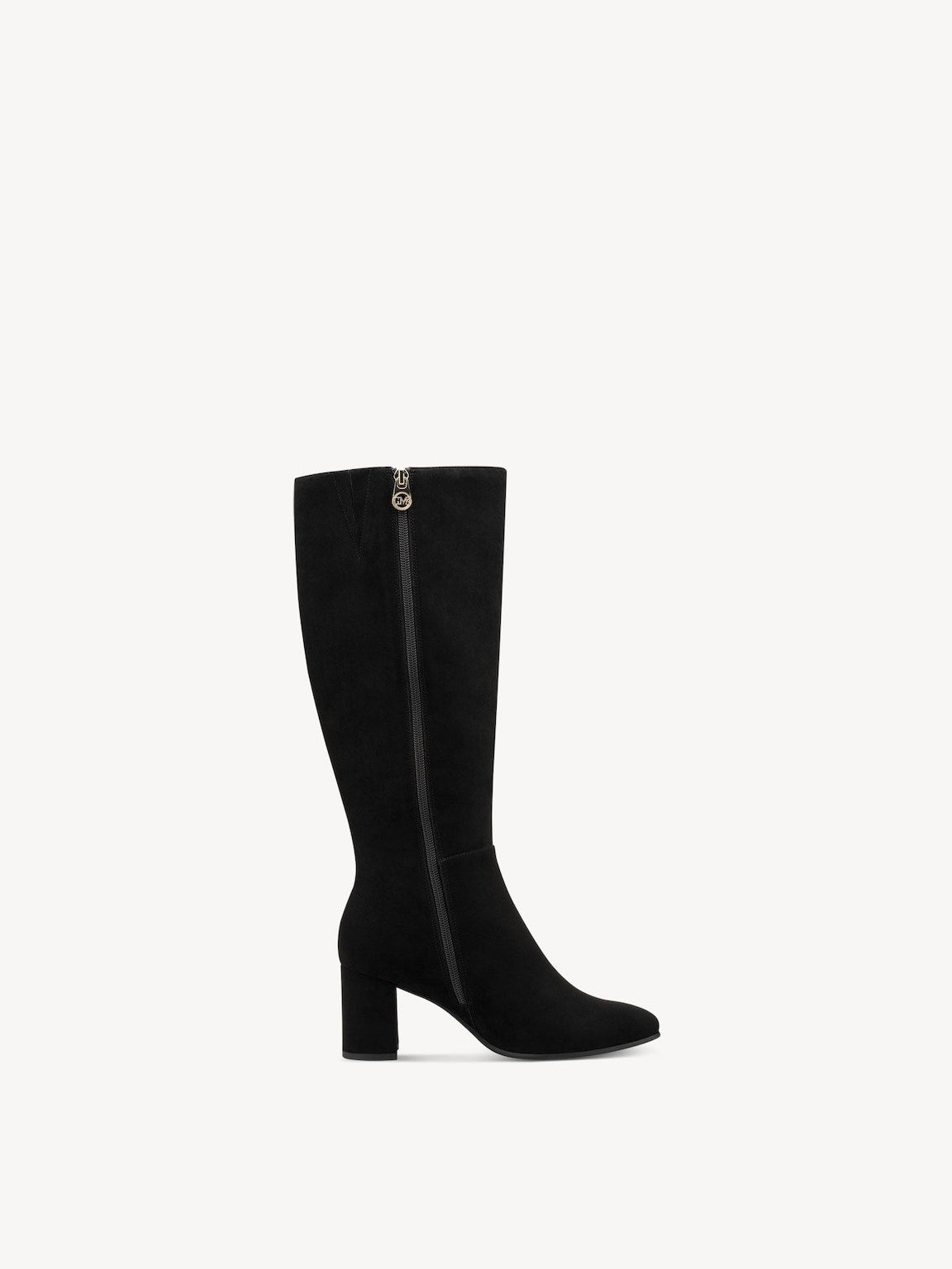 Marco Tozzi - 85502 Black Suede Knee High Boot