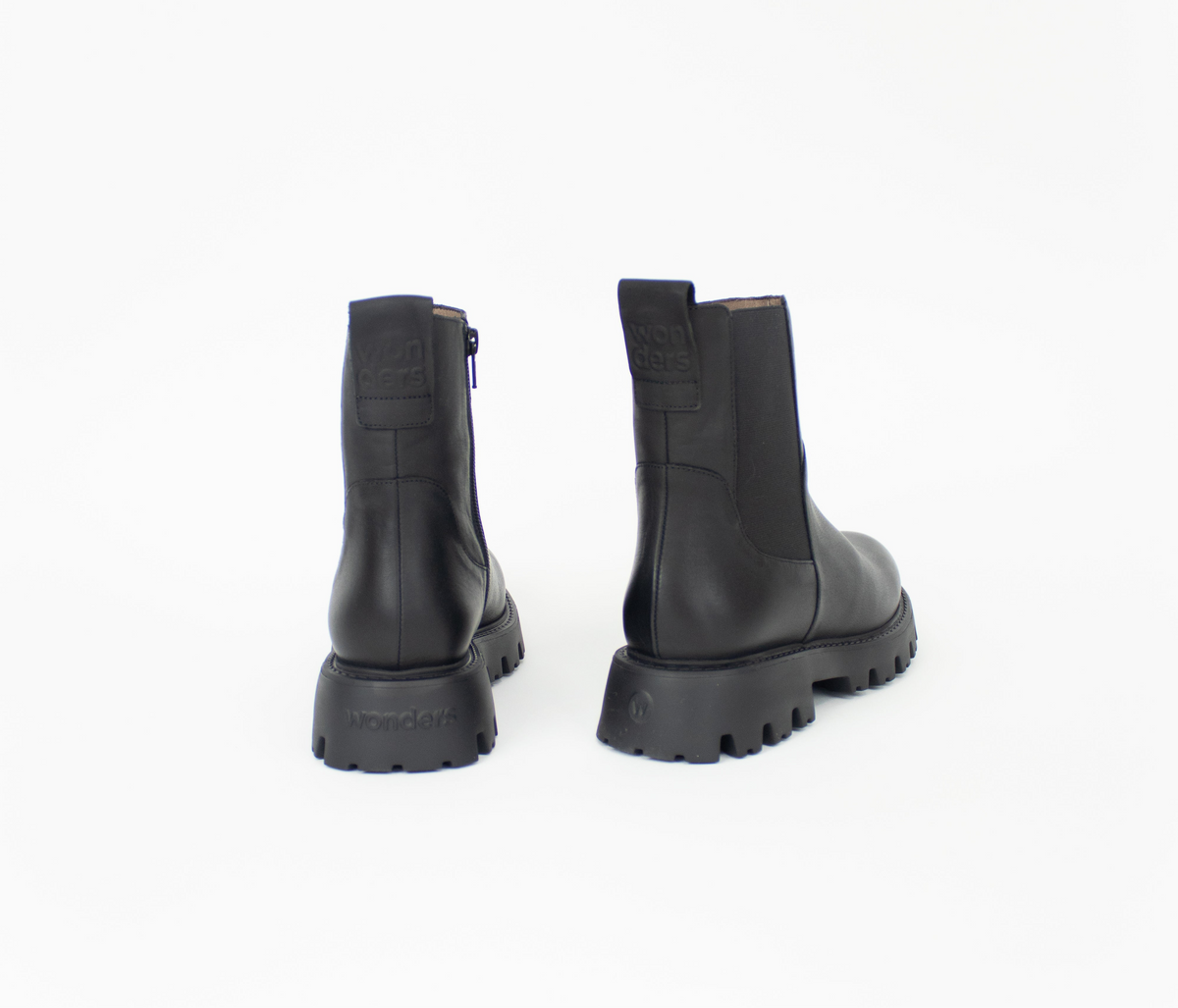 Wonders - C-7511 Black Chelsea Boot