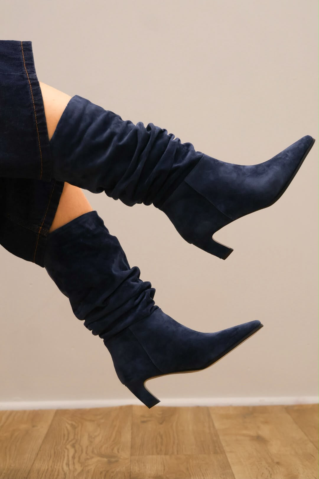Lodi - A-Lee Navy Slouch Boot