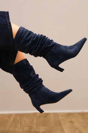 Lodi - A-Lee Navy Slouch Boot