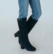 Rieker - Y2050 Navy Stretch Knee High Boot