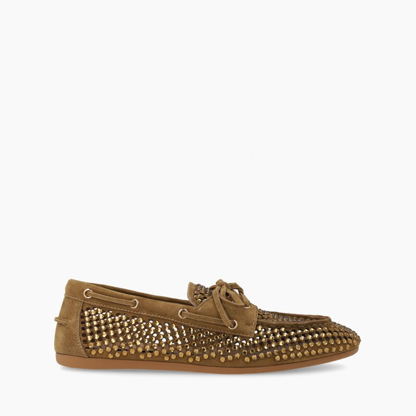 Lodi - A-EMI Brown Boat Shoe