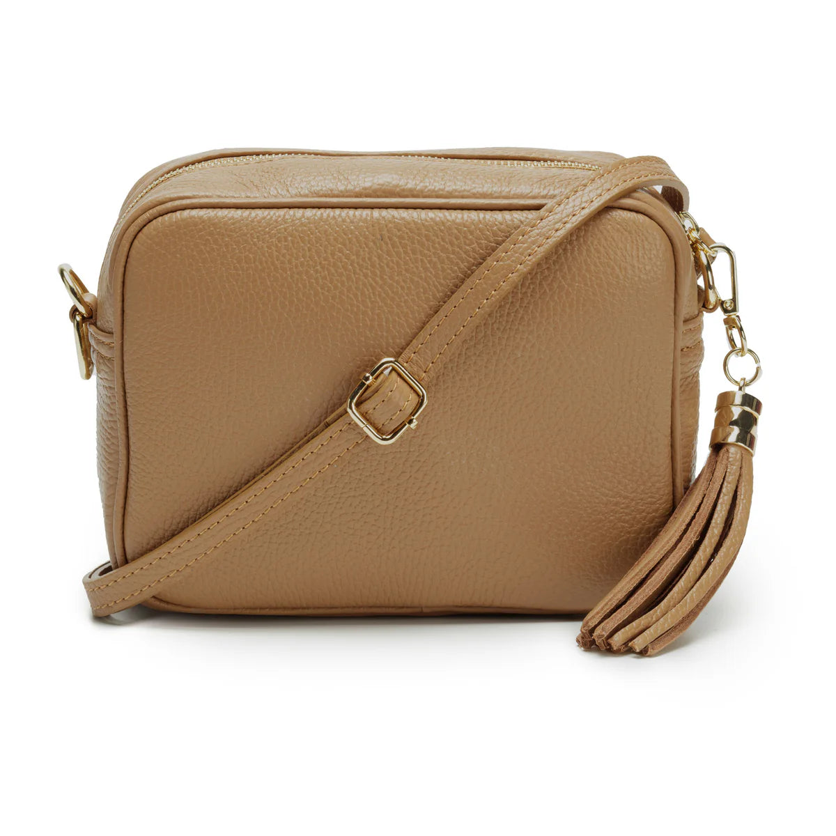 Elie Beaumont - London Tan Crossbody with Strap included