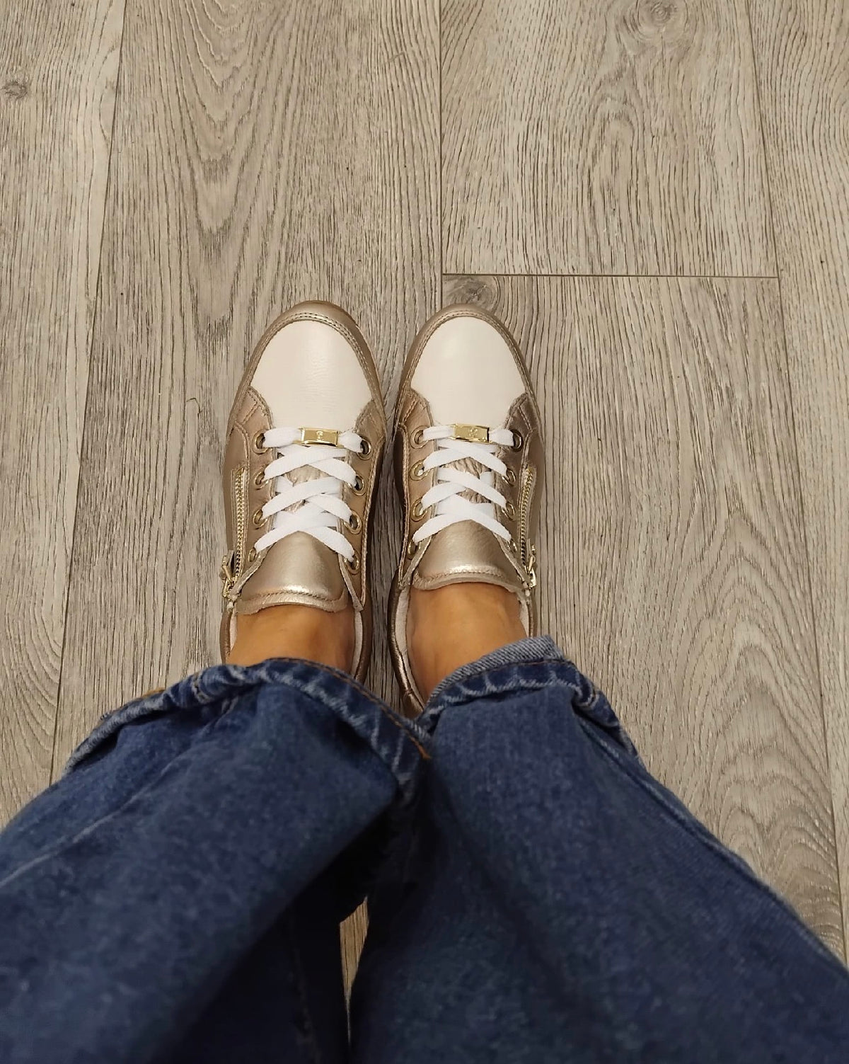 Ara - 44587 Osaka Bronze & Cream Trainer