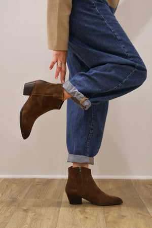 Ash - Fame Brown Ankle Boot