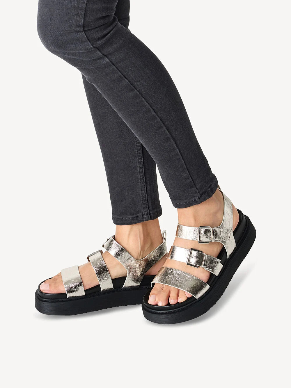 Tamaris - 28401 Silver Platform Gladiator Sandal