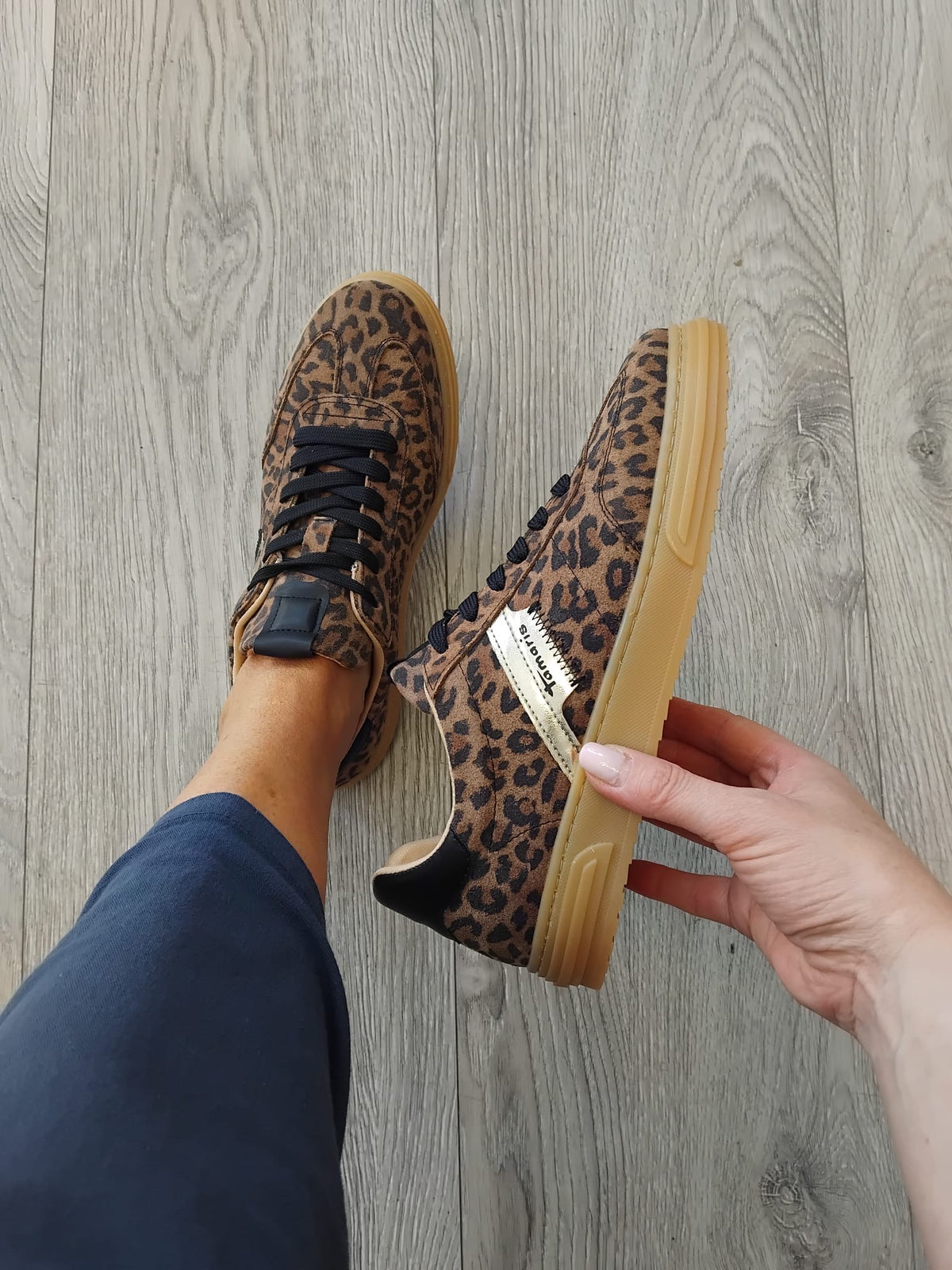 Tamaris - 23788 Leopard Retro Trainer