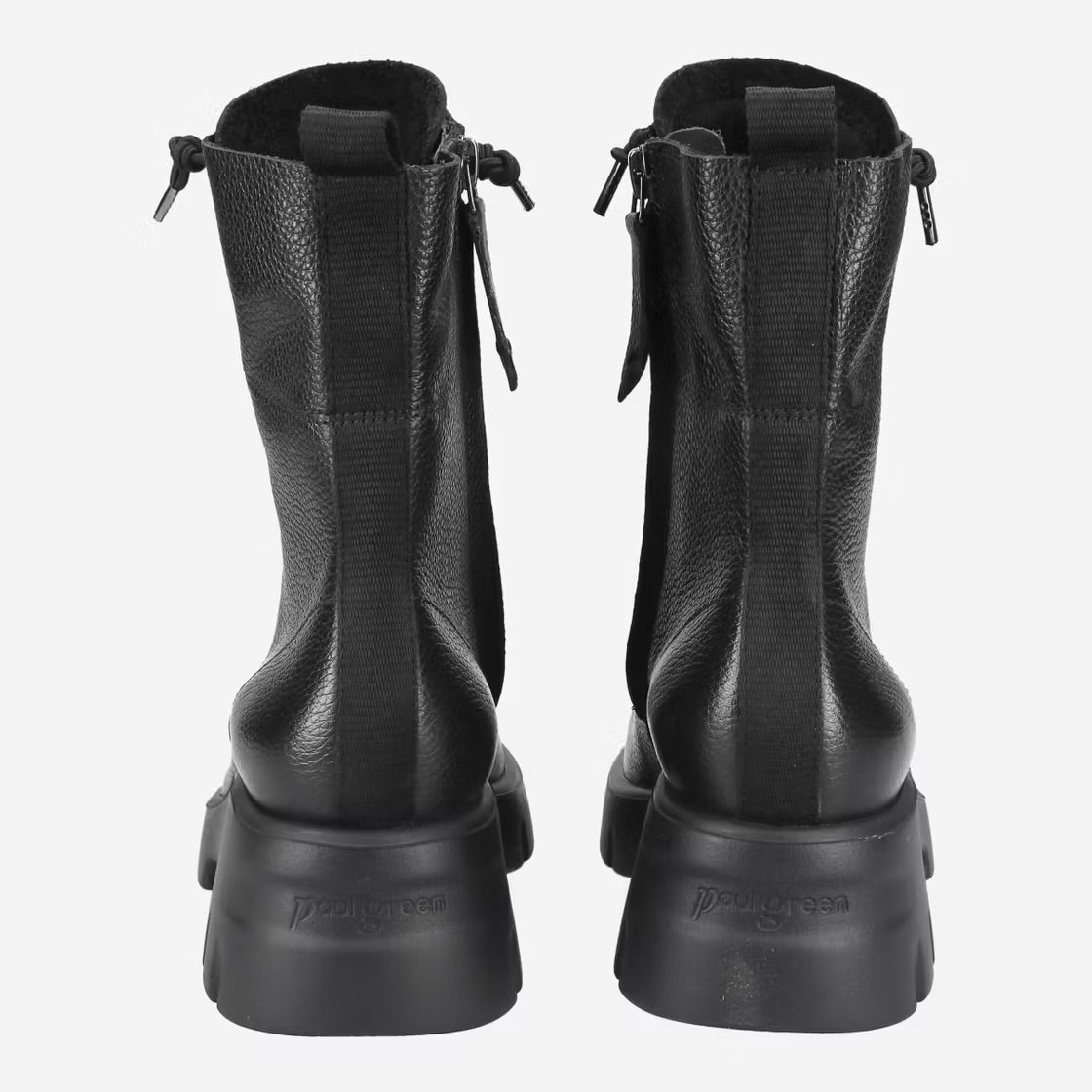 Paul Green - 8216 Black Laced Chelsea Boot