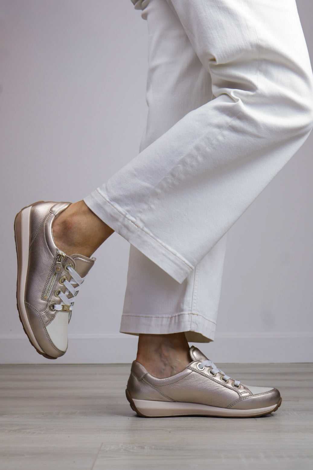 Ara - 44587 Osaka Bronze & Cream Trainer