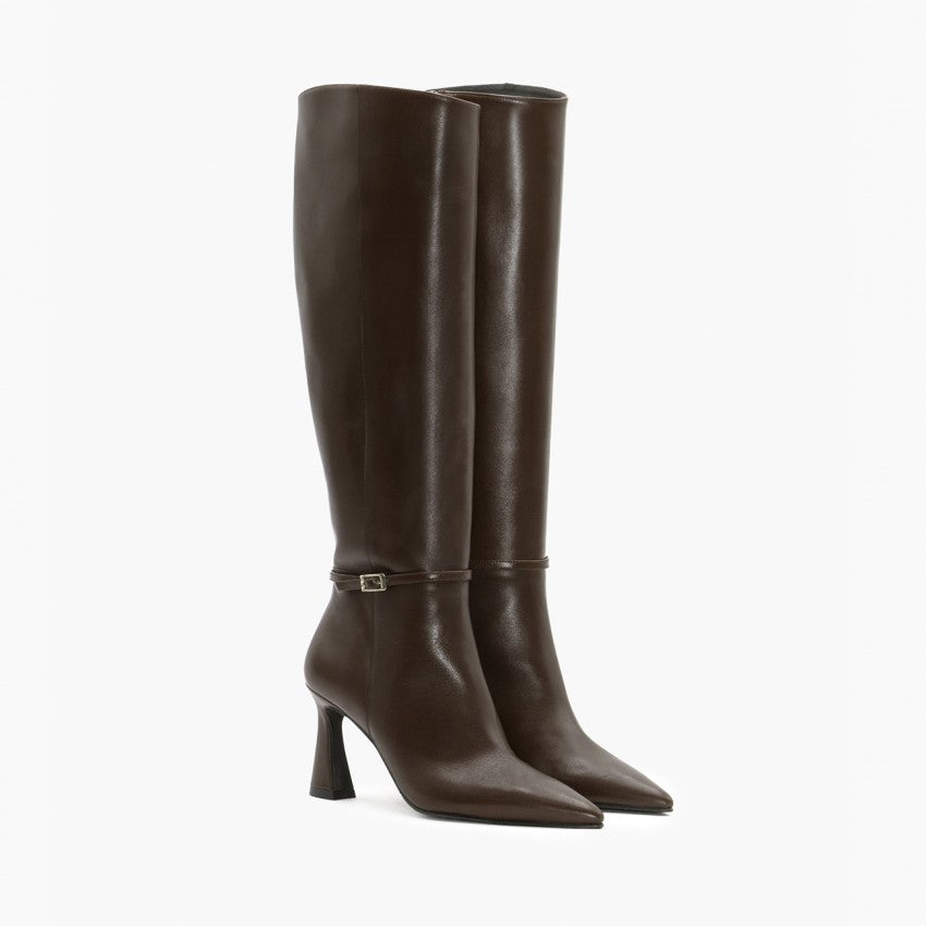 Lodi - Ralesa Brown Knee High