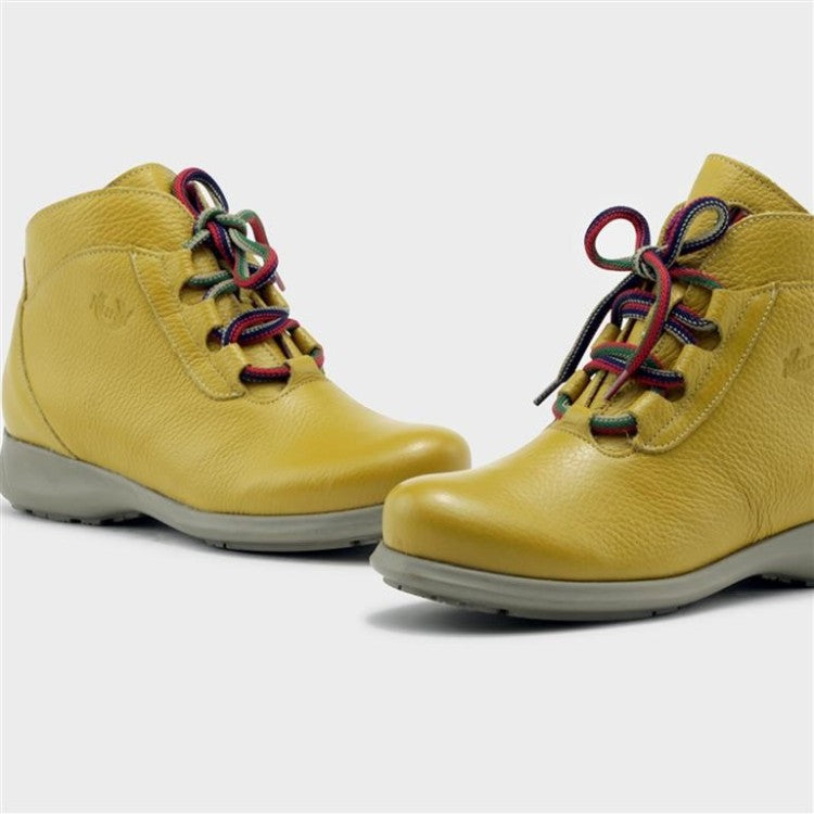 Jose Saenz - 2082 Mustard Ankle Boots