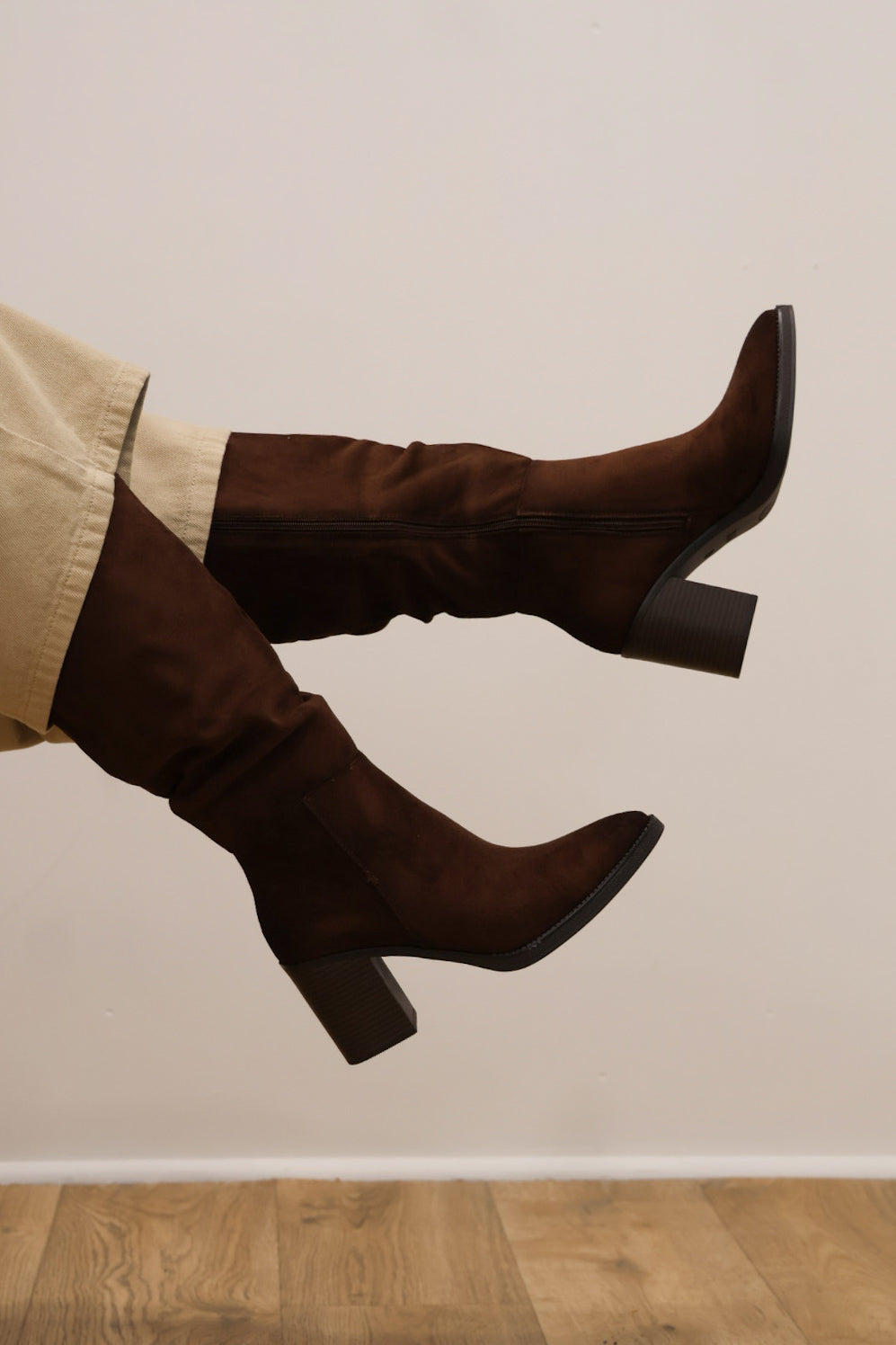 Xti - 146529 Brown Slouch Knee High