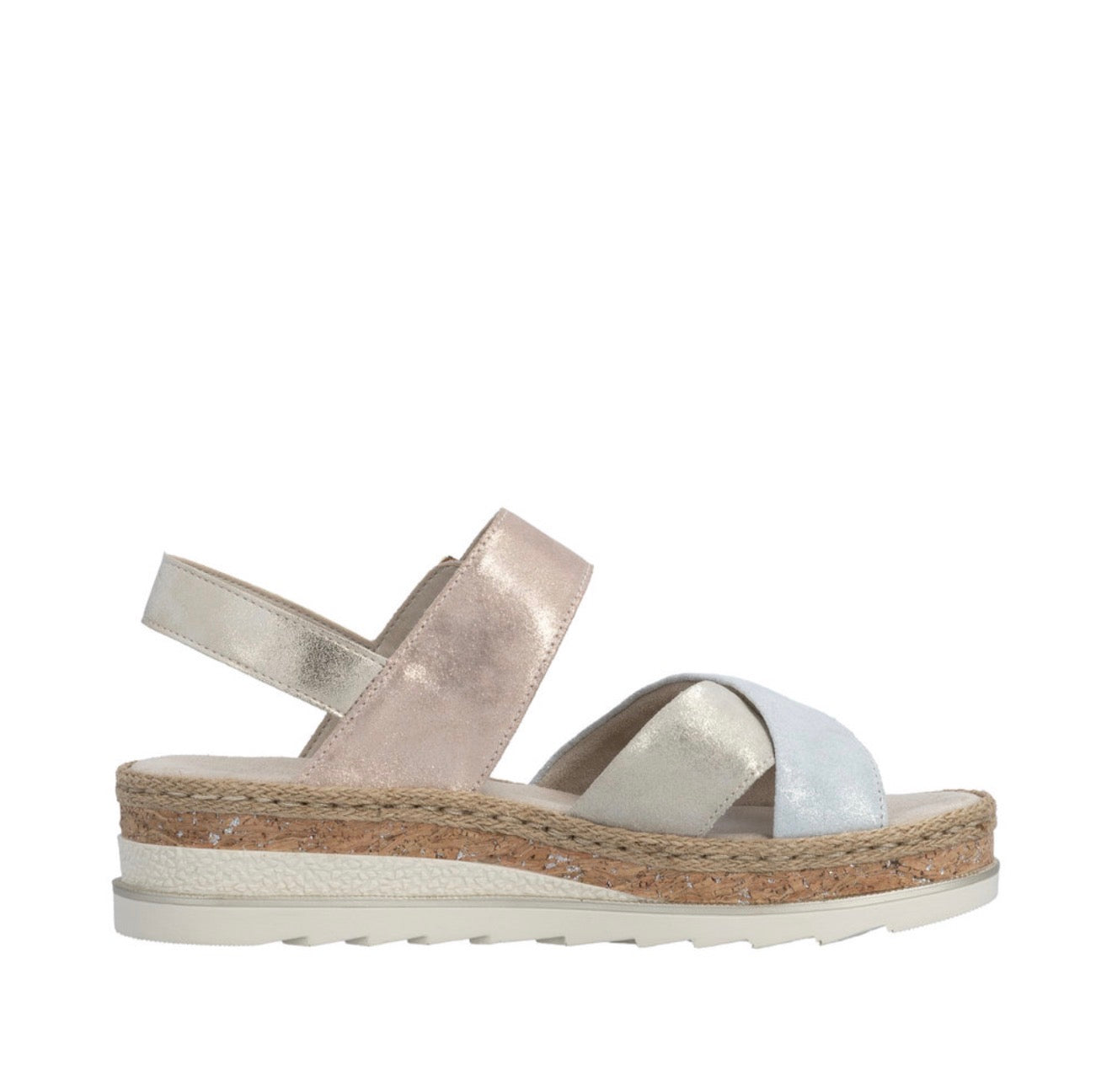 Rieker - V7951 Gold Multi Sandal