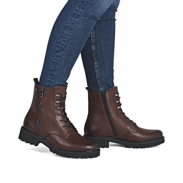 Remonte - D8656 Brown Biker Boot