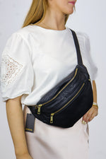 Depeche - 12346 Black Bum Bag
