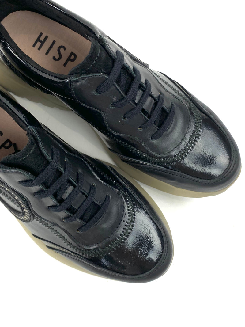 Hispanitas - H1233034 Black Patent Trainer