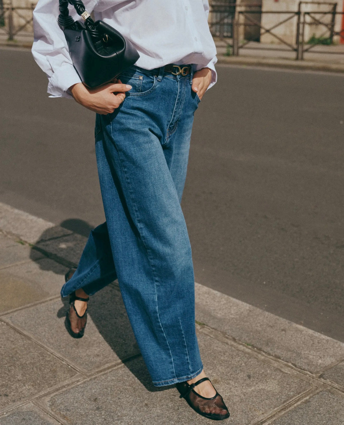 Anna - 6991 Dark Denim Barrel Denims