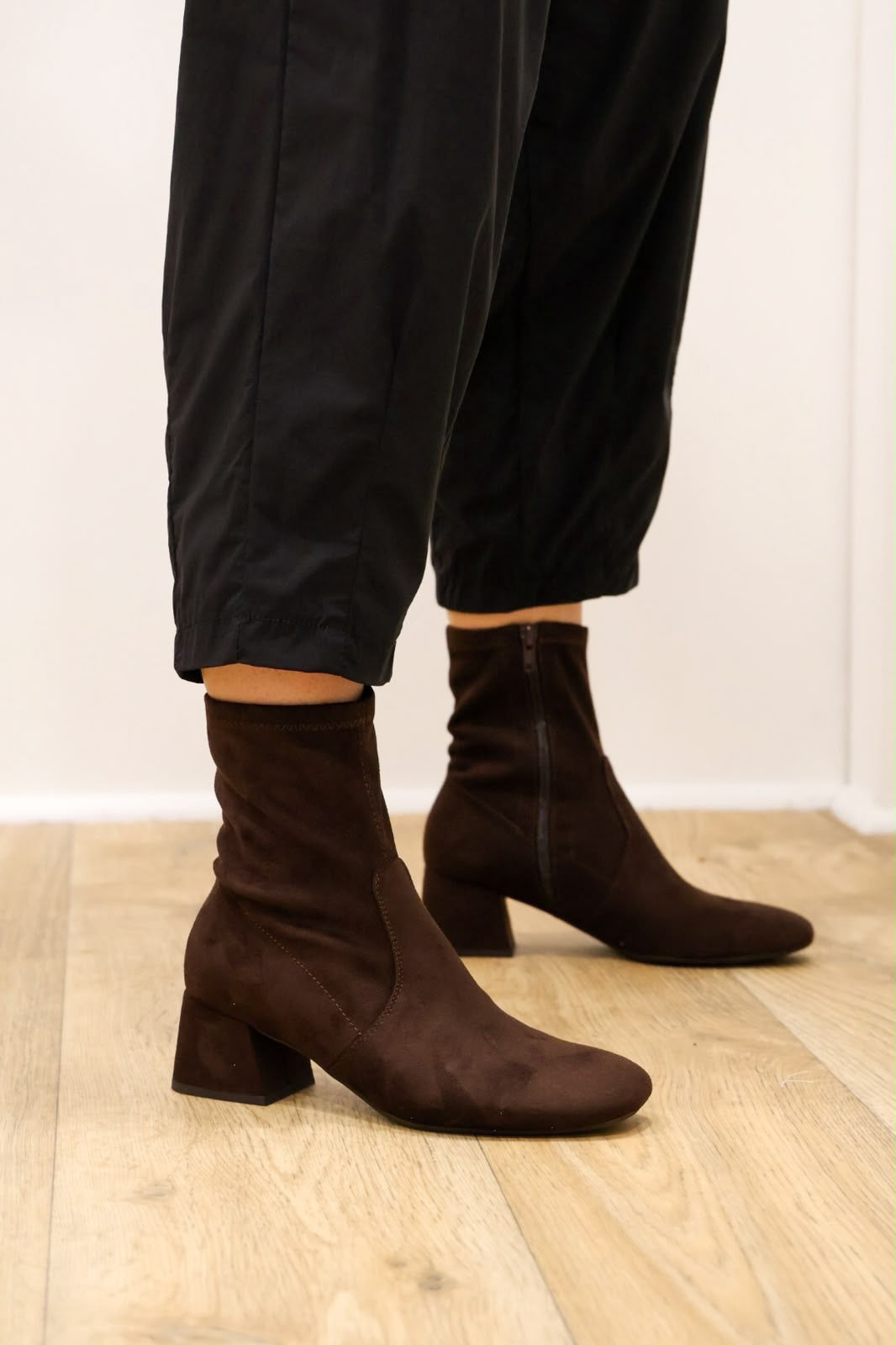 Wonders - G-5530 Brown Sock Boot