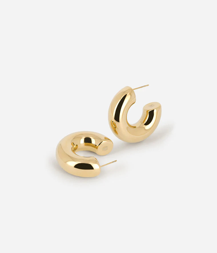 ZAG BIJOUX - SC21313 Gold Hoop Earrings