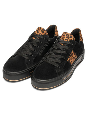 Ara - Osaka 23004 Black/Leopard Trainer