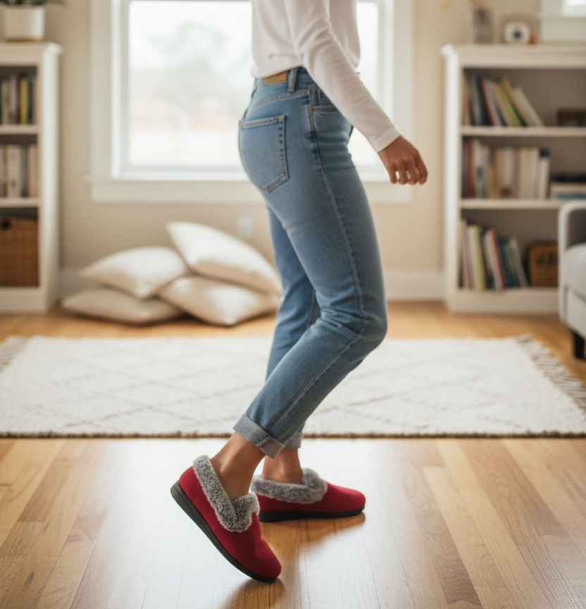 Padders - Repose Red Slipper